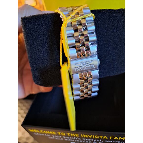 INVICTA Specialty Watch 49539 Two Tone Gold and Silver Tone 43mm Black Face - Picture 3 of 3